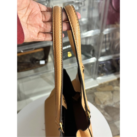 Tory Burch Brown Leather Tote - Picture 2 of 9